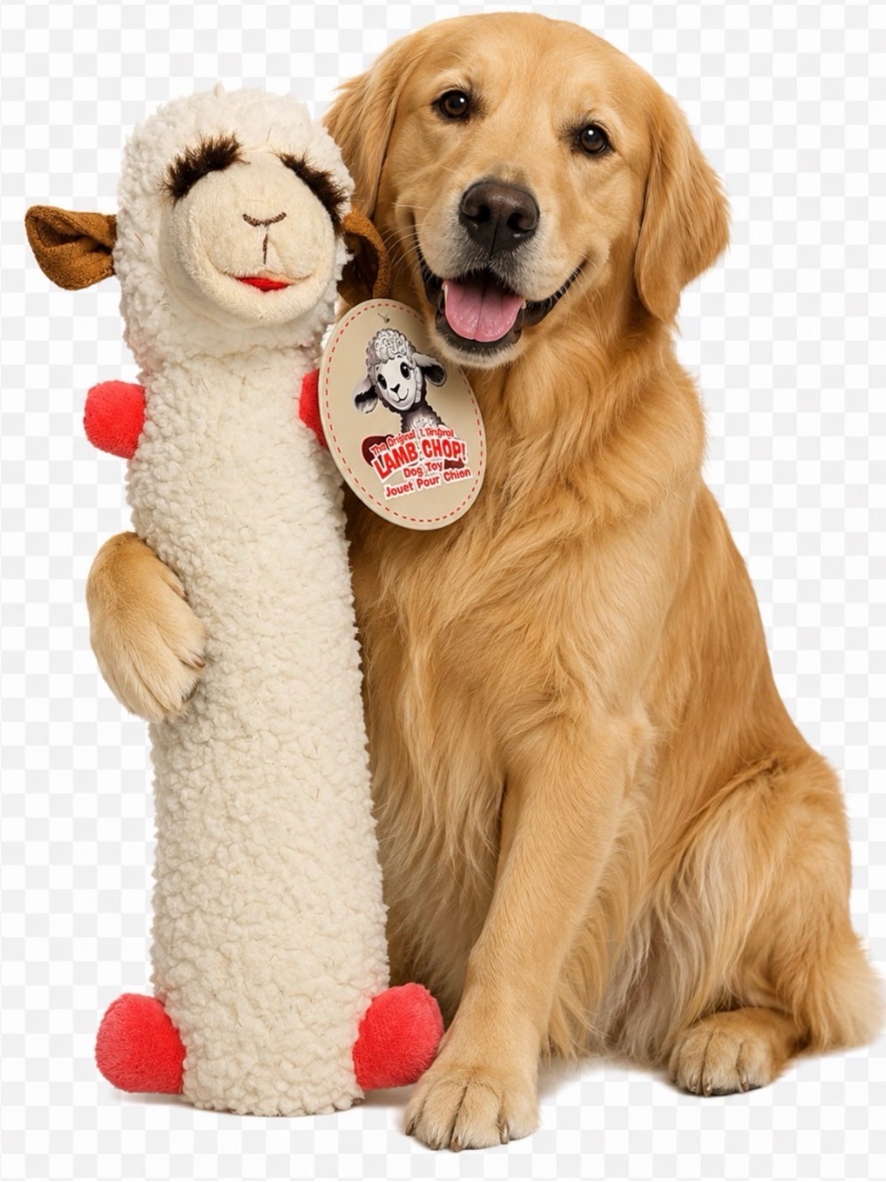 🌙 CC Lamb Chop dog toy-Various colours